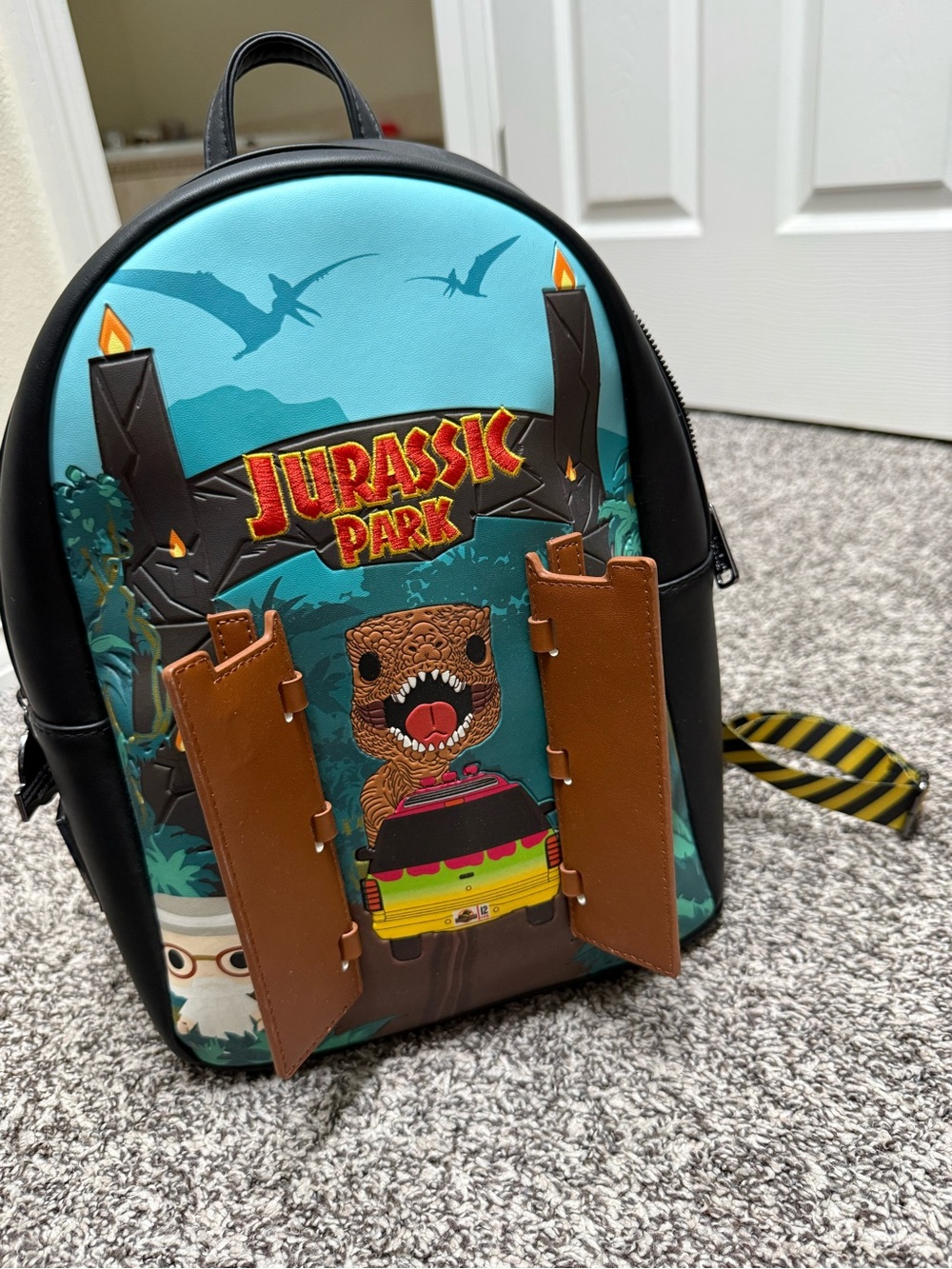 NWOT Jurassic Park Faux Leather Mini Backpack from Universal Studios Florida